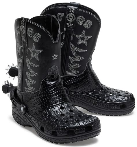 crocs cowboy boots with spurs